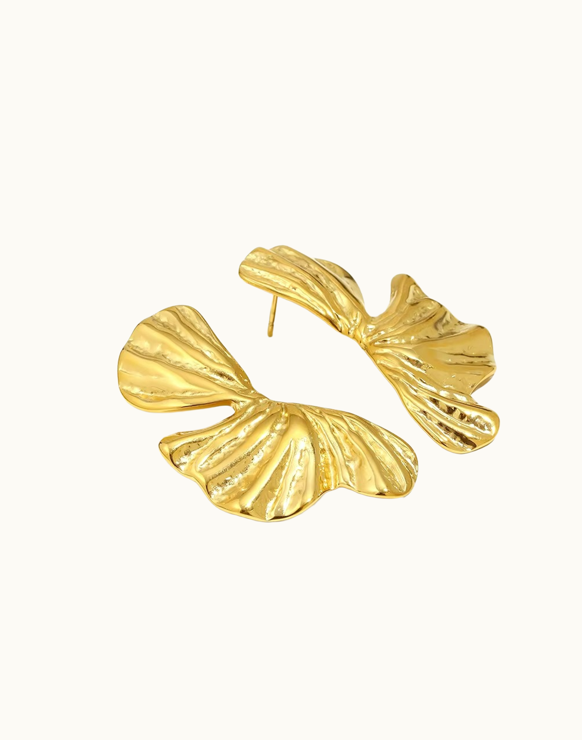 Arete Olivia Para Mujer Bañado en Oro