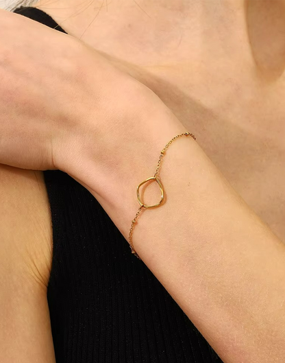 Pulsera Lúmina Para Mujer Bañada en Oro