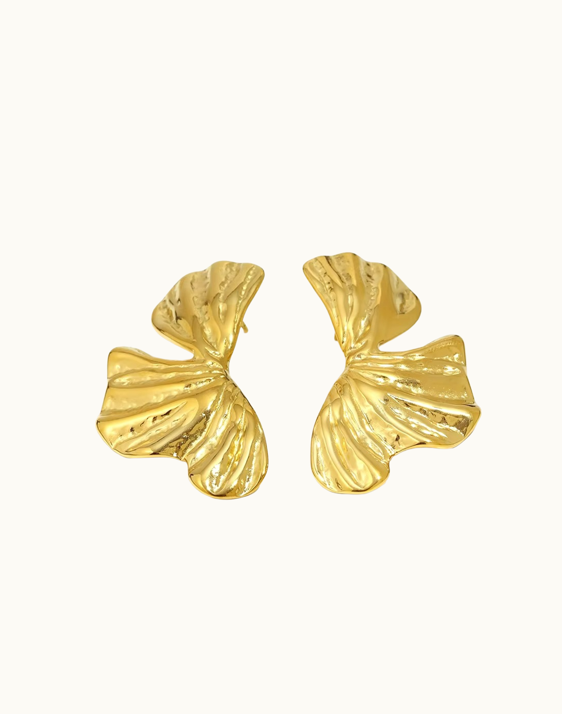 Arete Olivia Para Mujer Bañado en Oro