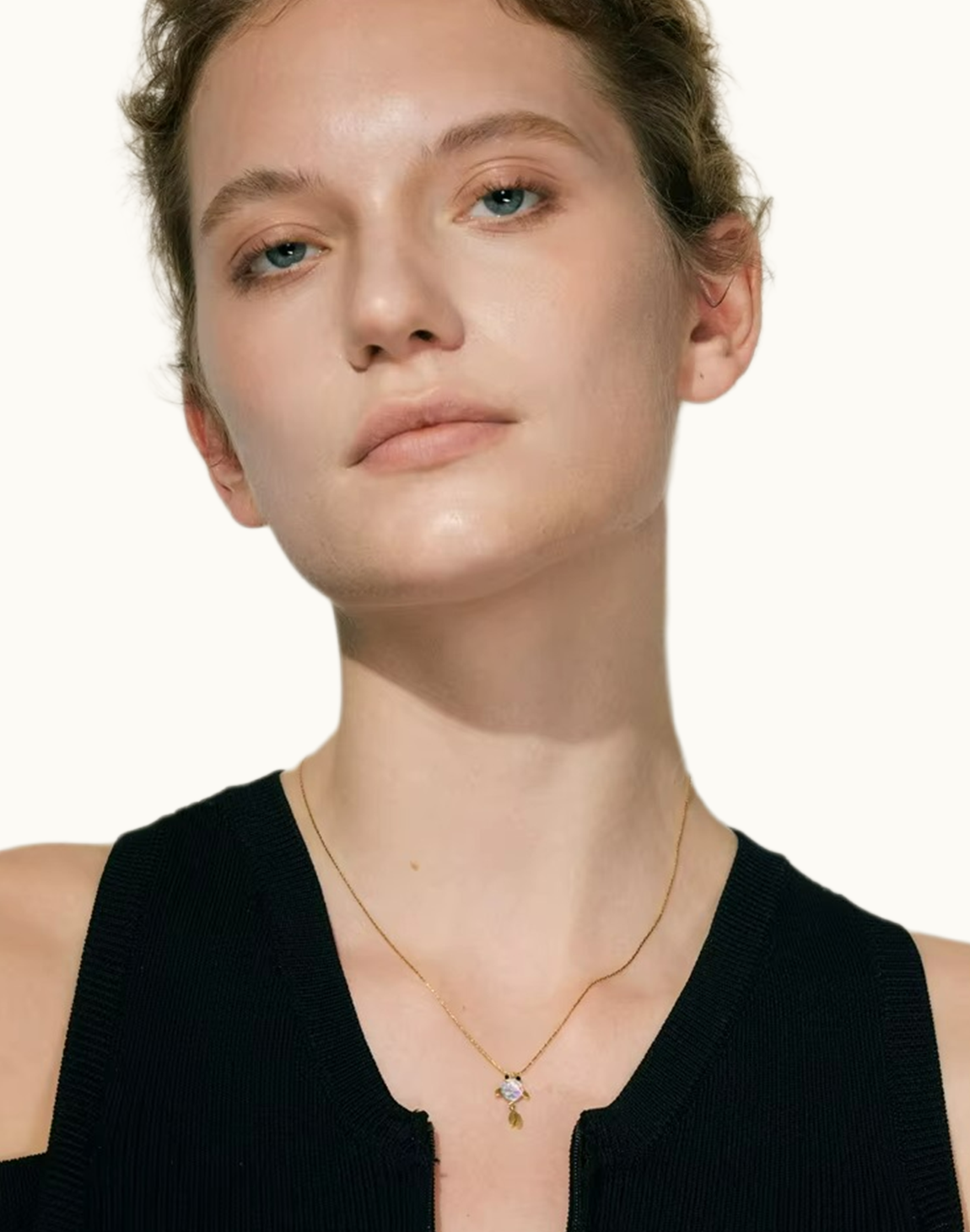 Collar Dalia Para Mujer Bañados en Oro