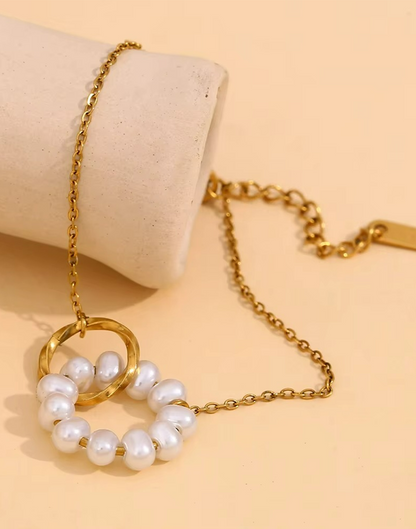 Pulsera Talía Con Circonias Para Mujer Bañada en Oro