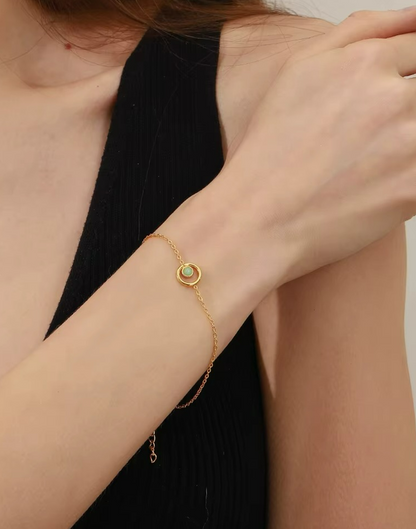 Pulsera Zahara Para Mujer Bañada en Oro