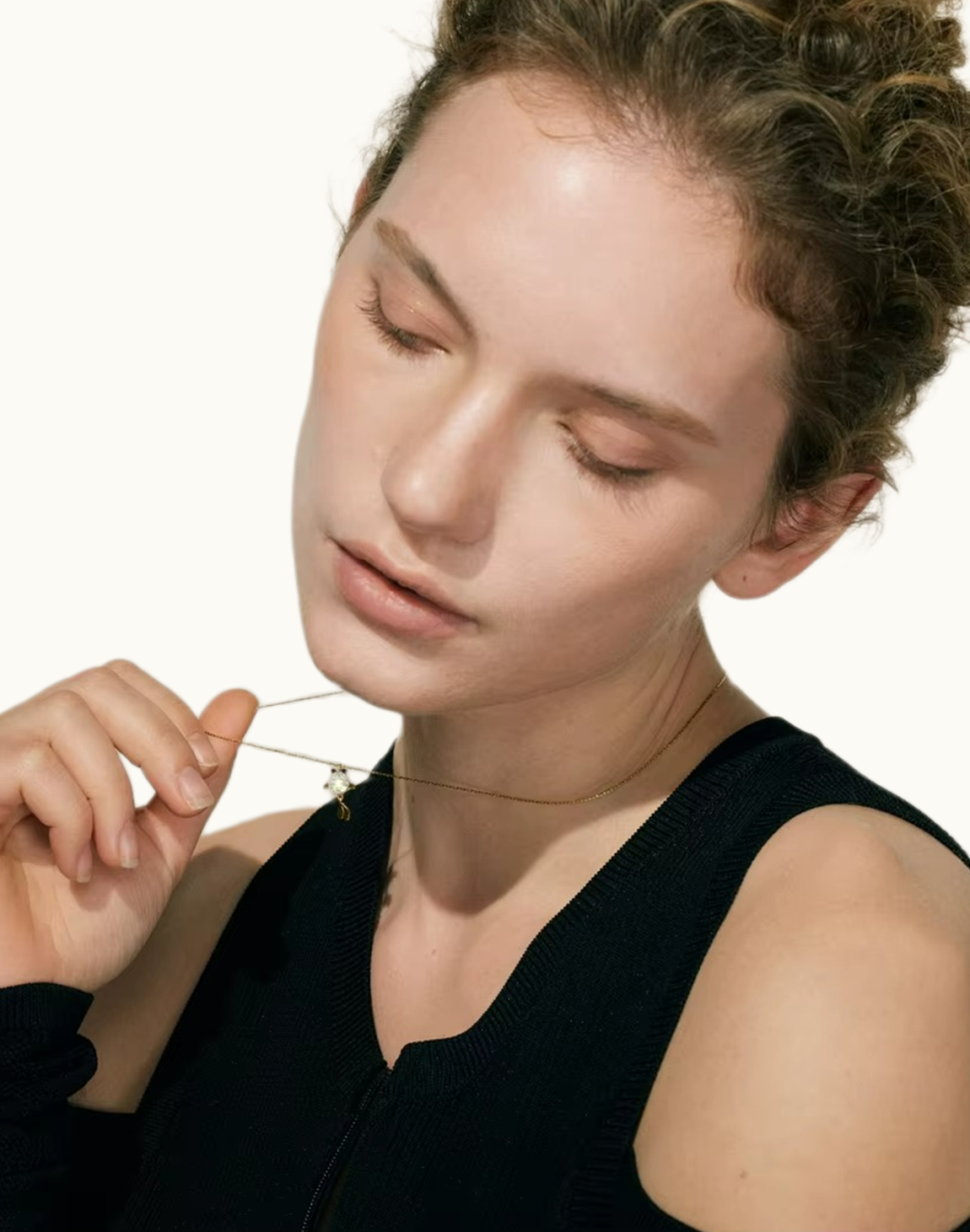 Collar Dalia Para Mujer Bañados en Oro