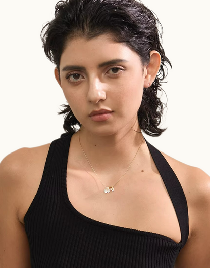 Collar Arena Para Mujer Bañados en Oro de 18k